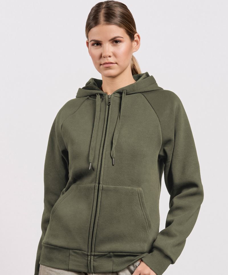 Schwere Damen Kapuzen Sweatjacke Promodoro 5505