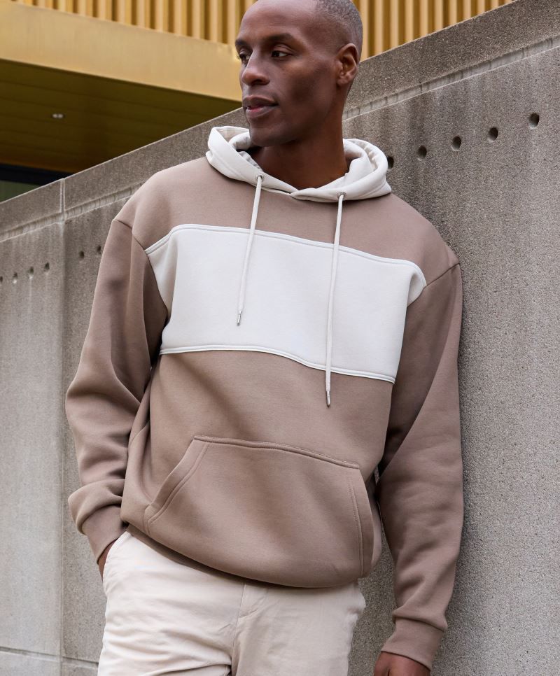 Bio Kapuzen Sweater "Colour-Block" James&Nicholson JN8051 Bio Kapuzen Sweater "Colour-Block" James&Nicholson JN8051