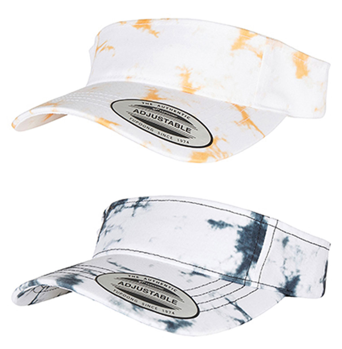 FX8888-Print Batik Dye Curved Visor Cap FX8888BD