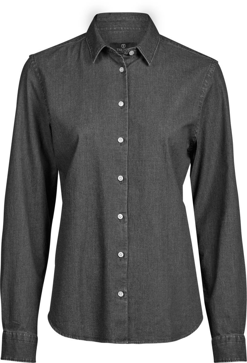 Denim Bluse langarm Tee Jays TJ4005